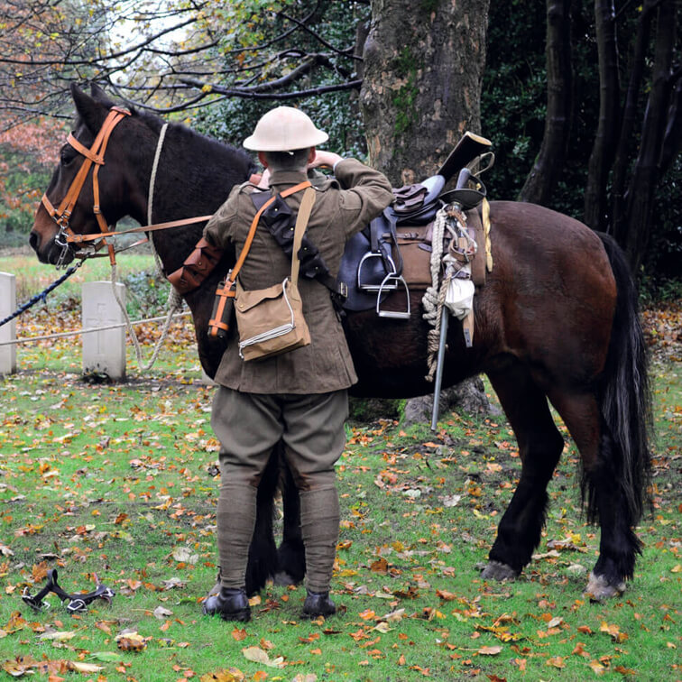 War Horse, Soldier and War Graves